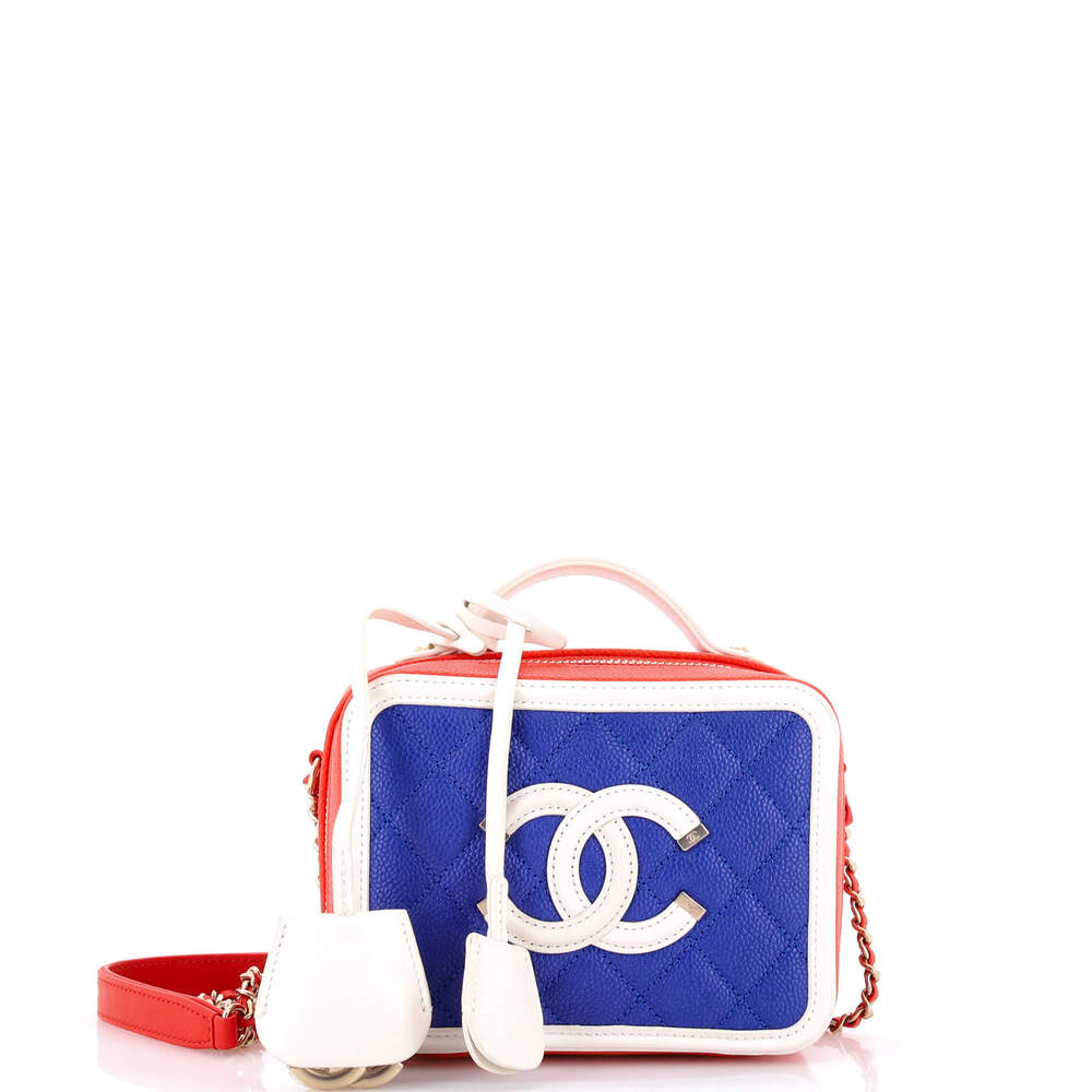 Chanel Filigree Vanity Case Quilted #266276C39B